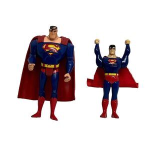 🔥🔥🔥LOT OF 2 - VINTAGE SUPERMAN ACTION FIGURES